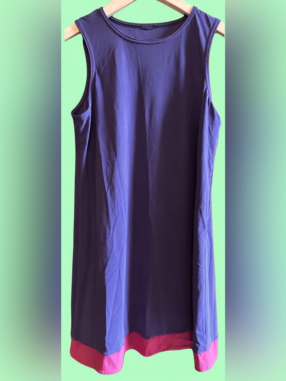 LADIES KARLA COLLETTO VINTAGE PURPLE PINK SLEEVELESS SWIM / TENNIS DRESS - S